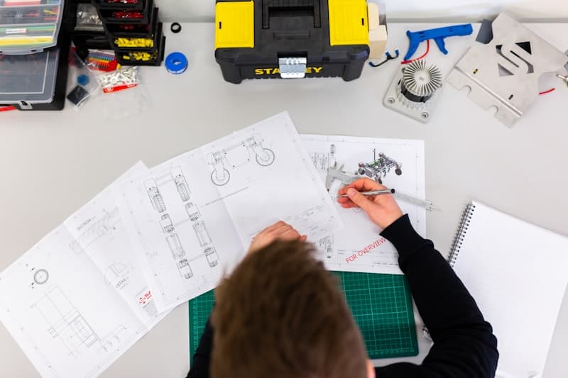Tesla innovation — engineering blueprints and design