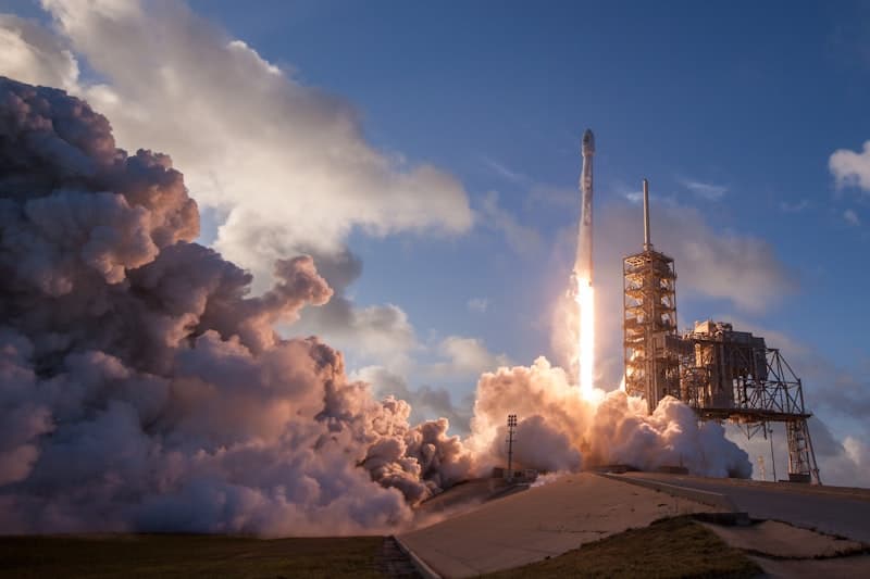 SpaceX rocket launch — connection between SpaceX and Tesla